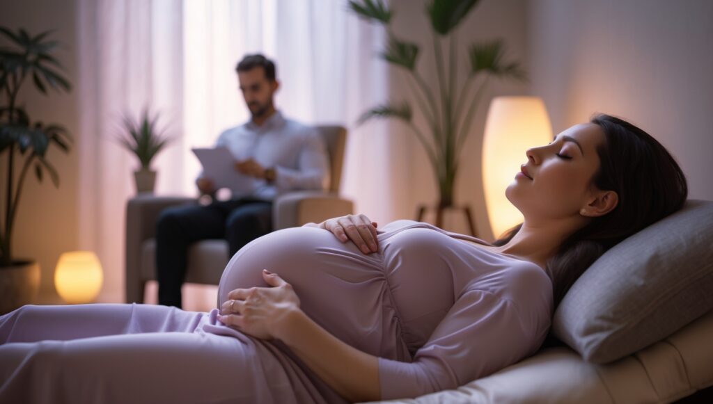 Séance d'hypnose prénatale